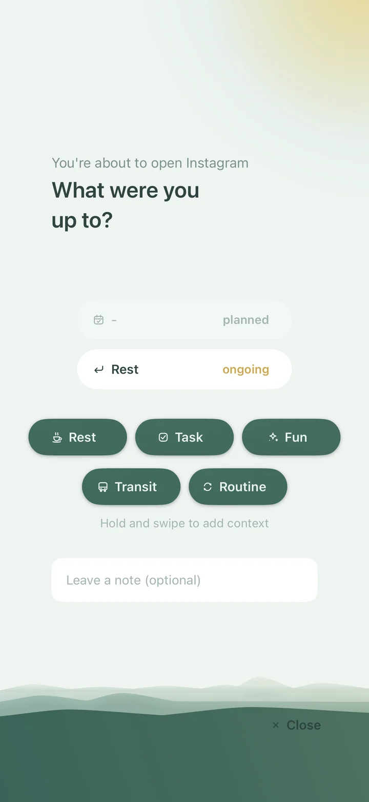 Q1 — What were you up to?